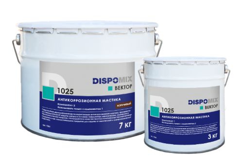 Антикоррозионная мастика Вектор 1025 коричневый, 10 кг Антикоррозионная мастика Вектор 1025 коричневый, 10 кг