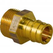 Штуцер UPONOR Q&E DR-латунь 20-1/2" НР 1033437