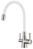 Смеситель Lemark Comfort LM3075BN-White для кухни с подключением к фильтру с питьевой водой