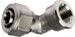 Угол для металлополимерных труб обжим 20*1/2 ВР 61098 6-2004