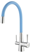 Смеситель Lemark Comfort LM3075C-SkyBlue для кухни с подключением к фильтру с питьевой водой