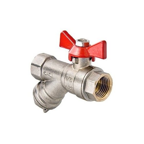Кран шаровый VT293 д.1/2 с фильтром вн/вн бабочка в Новосибирске ...