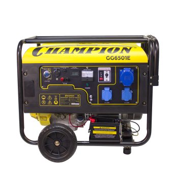 Генератор бензиновый CHAMPION GG6501E+ATS