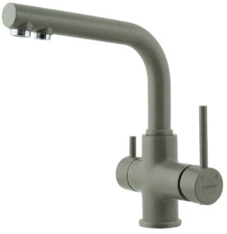 Смеситель для кухни Lemark COMFORT LM3061PGS с подключением к фильтру питьевой воды, цвет: серый шёл