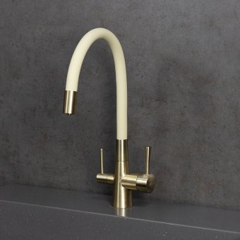 Смеситель Lemark Comfort LM3075B-Beige для кухни с подключением к фильтру с питьевой водой