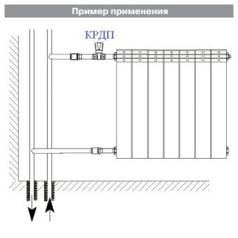 Кран двойной регулировки VT004 Ду 3/4