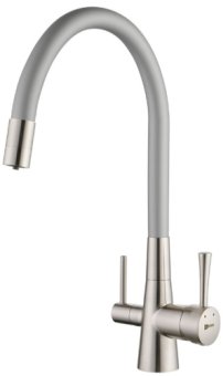 Смеситель Lemark Comfort LM3075BN-Silver для кухни с подключением к фильтру с питьевой водой