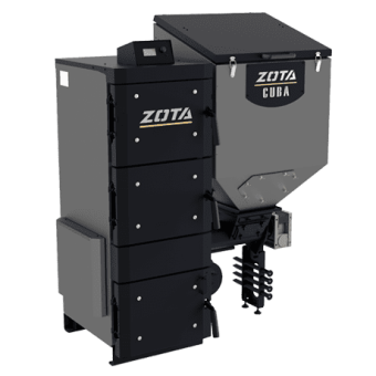 Автоматический твердотопливный котел ZOTA Cuba 50 кВт