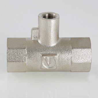 Тройник под датчик теплосчётчика, 1/2"х M10 х1/2" вн.-вн.-вн VTr.250.N.0004