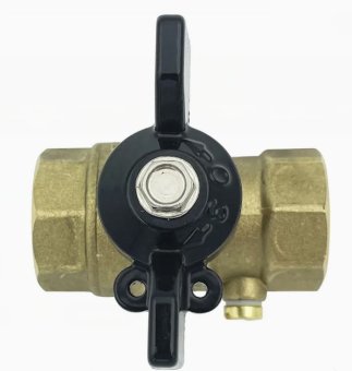 Кран шаровый 3х-ход с кр. Маевского G1/2 - G1/2 (LD Pride 44.15.В-В.М.Б)