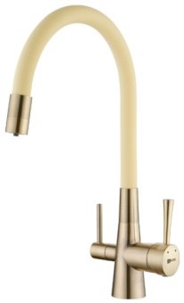 Смеситель Lemark Comfort LM3075B-Beige для кухни с подключением к фильтру с питьевой водой