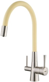 Смеситель Lemark Comfort LM3075BN-Beige для кухни с подключением к фильтру с питьевой водой