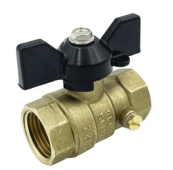 Кран шаровый 3х-ход с кр. Маевского G1/2 - G1/2 (LD Pride 44.15.В-В.М.Б)