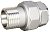Сгон разъемный (американка) LD Pride DN25 (1") ВР/НР латунь никель