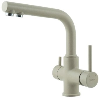 Смеситель для кухни Lemark COMFORT LM3061PGR с подключением к фильтру питьевой воды, цвет: грей